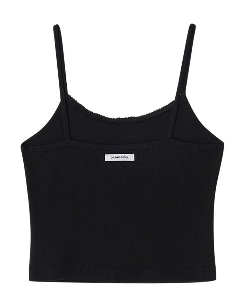 CRANK(クランク)の「A'GEM/9 × .kom 『CRANK/クランク』 LACE EYELET SLEEVELESS/レースアイレットスリーブレス(キャミソール・レディース・ホワイト/ブラック・FREE)」の19枚目の写真