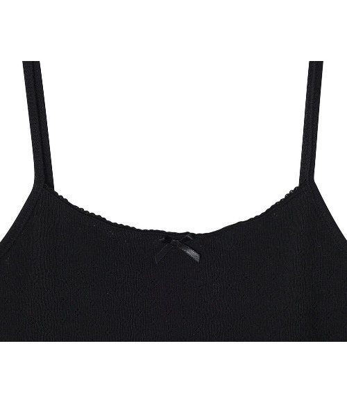 CRANK(クランク)の「A'GEM/9 × .kom 『CRANK/クランク』 LACE EYELET SLEEVELESS/レースアイレットスリーブレス(キャミソール・レディース・ホワイト/ブラック・FREE)」の18枚目の写真