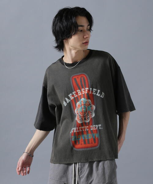 tシャツ DankeSchon/ダンケシェーン/GRADATION CHEMICAL TEE BAKERSF レディース メンズ セール】DankeSchon/ダンケシェーン/GRADATION CHEMICAL TEE