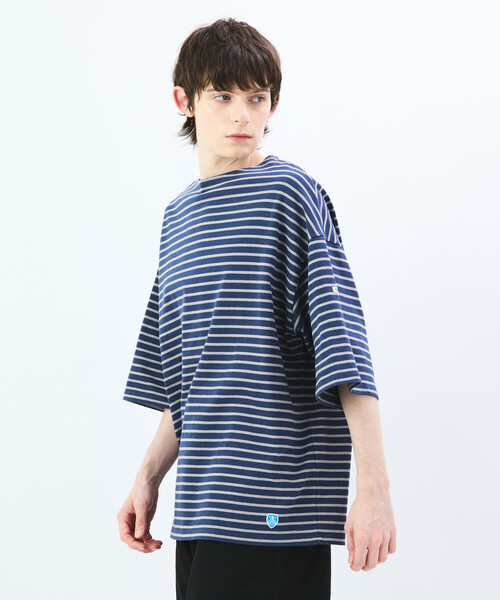 オーシバルTシャツ ORCIVAL オーシバル オーチバル ボートネック ポケット Tシャツ
