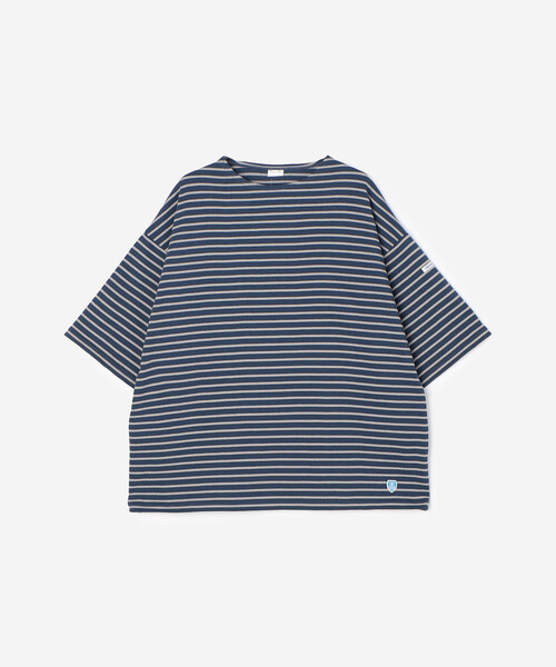 オーシバル　コットンロード　ワイドTシャツ　長袖　BLACK ORCIVAL/オーシバル COTTON LOURD コットンロード ワイドボート