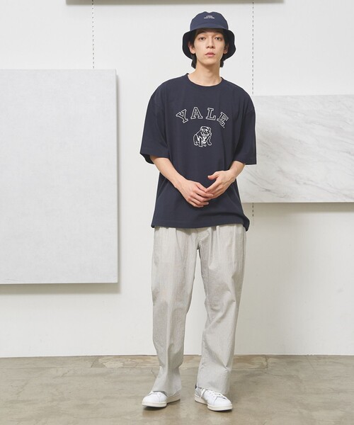J.PRESS YORK STREET(ジェイプレスヨークストリート)の「【UNISEX】コットンリネンイージーストライプ パンツ(その他パンツ・メンズ・グレー系1/ブラック系2/ブラウン系3・SMALL/MEDIUM/LARGE)」の17枚目の写真