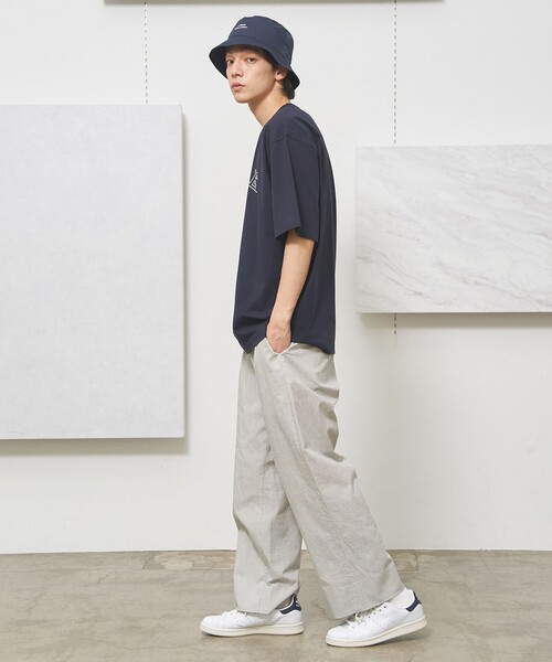 J.PRESS YORK STREET(ジェイプレスヨークストリート)の「【UNISEX】コットンリネンイージーストライプ パンツ(その他パンツ・メンズ・グレー系1/ブラック系2/ブラウン系3・SMALL/MEDIUM/LARGE)」の18枚目の写真