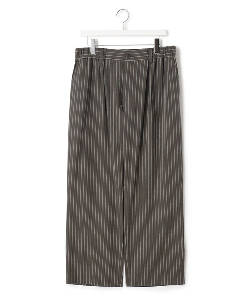 J.PRESS YORK STREET(ジェイプレスヨークストリート)の「【UNISEX】コットンリネンイージーストライプ パンツ(その他パンツ・メンズ・グレー系1/ブラック系2/ブラウン系3・SMALL/MEDIUM/LARGE)」の7枚目の写真