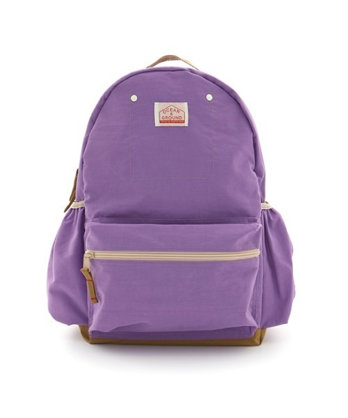 Ocean&Ground(オーシャン&グラウンド)の「DAYPACK GOODAY MORE(バックパック/リュック・キッズ・ベージュ/ブラック/カーキ/ターコイズブルー/ブルー/ラベンダー/ライトピンク/ダークネイビー/サーモンピンク/ブルー系その他・LARGE)」の8枚目の写真