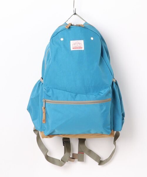 Ocean&Ground(オーシャン&グラウンド)の「DAYPACK GOODAY MORE(バックパック/リュック・キッズ・ベージュ/ブラック/カーキ/ターコイズブルー/ブルー/ラベンダー/ライトピンク/ダークネイビー/サーモンピンク/ブルー系その他・LARGE)」の20枚目の写真