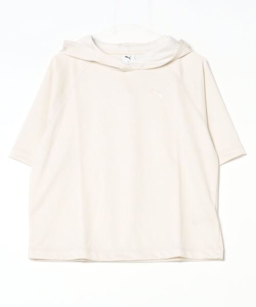 PUMA（プーマ）の「プーマ PUMA ESS CHM SS フーディースウェット_（スウェット・レディース・ラベンダー/ホワイト・S/M/L）」の2枚目の写真