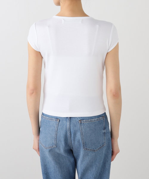 Rest&Recreation（レストアンドレクリエーション）の「【Rest&Recreation/レストアンドレクリエーション】 CAP SLEEVE Tシャツ（Tシャツ/カットソー・レディース・スカイブルー/ブラウン/グレー/ホワイト・FREE）」の13枚目の写真