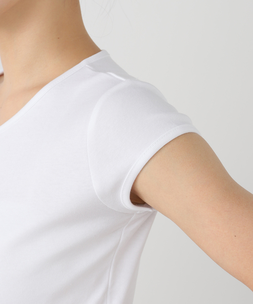 Rest&Recreation（レストアンドレクリエーション）の「【Rest&Recreation/レストアンドレクリエーション】 CAP SLEEVE Tシャツ（Tシャツ/カットソー・レディース・スカイブルー/ブラウン/グレー/ホワイト・FREE）」の15枚目の写真