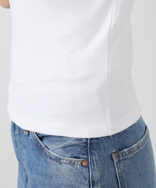 Rest&Recreation（レストアンドレクリエーション）の「【Rest&Recreation/レストアンドレクリエーション】 CAP SLEEVE Tシャツ（Tシャツ/カットソー・レディース・スカイブルー/ブラウン/グレー/ホワイト・FREE）」の17枚目の写真