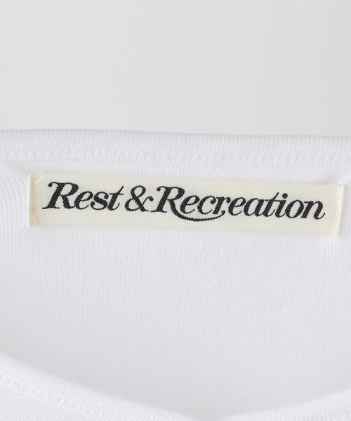 Rest&Recreation（レストアンドレクリエーション）の「【Rest&Recreation/レストアンドレクリエーション】 CAP SLEEVE Tシャツ（Tシャツ/カットソー・レディース・スカイブルー/ブラウン/グレー/ホワイト・FREE）」の18枚目の写真