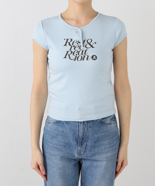 Rest&Recreation CAP SLEEVE T-SHIRT Ｔシャツ Rest&Recreation/レストアンドレクリエーション CAP SLEEVE T