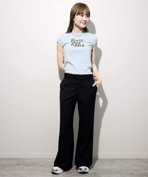 Tシャツ・カットソー Rest & Recreation CAP SLEEVE T-SHIRT 5BNY472 Rest & Recreation CAP SLEEVE T-SHIRT 5BNY472