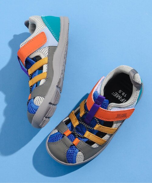 IFME（イフミー）の「IFME 別注ウォーターシューズ（サンダル・キッズ・ブラック/レインボー/ピンク/ブルー・14/13/15 /16/17/18/19/20）」の4枚目の写真