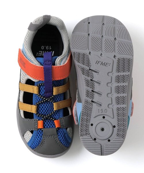 IFME（イフミー）の「IFME 別注ウォーターシューズ（サンダル・キッズ・ブラック/レインボー/ピンク/ブルー・14/13/15 /16/17/18/19/20）」の16枚目の写真
