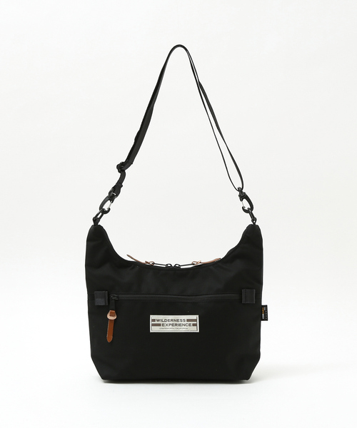 WILDERNESS EXPERIENCE ショルダーバッグ ブラック ウィルダネスエクスペリエンス WILDERNESS EXPERIENCE 日本製
