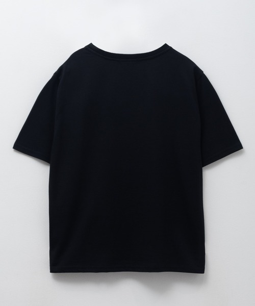 NAVY(ネイビー)の「NAVY ハートロゴ刺繍Tシャツ(Tシャツ/カットソー・レディース・ブラック/ホワイト/チャコールグレー・M/L)」の16枚目の写真