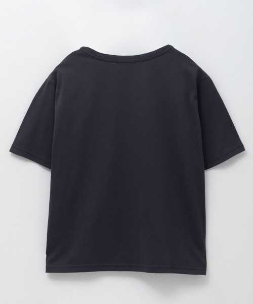 NAVY(ネイビー)の「NAVY ハートロゴ刺繍Tシャツ(Tシャツ/カットソー・レディース・ブラック/ホワイト/チャコールグレー・M/L)」の14枚目の写真