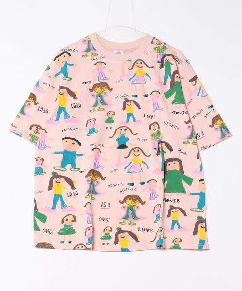 HOOK(フック)の「【HOOK】for girls カラフルポップアートTシャツ (SS)(Tシャツ/カットソー・レディース・ダークグレー/パープル/ベージュ/グリーン/ピンク/ライトグレー/ベージュ系その他/ベージュ系その他2/グレー/グレー系その他/スモークピンク/ブラック/ライトベージュ/ピンク系その他/グレー系その他2・FREE)」の14枚目の写真
