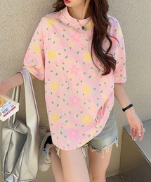 【HOOK】for girls カラフルポップアートTシャツ (SS)