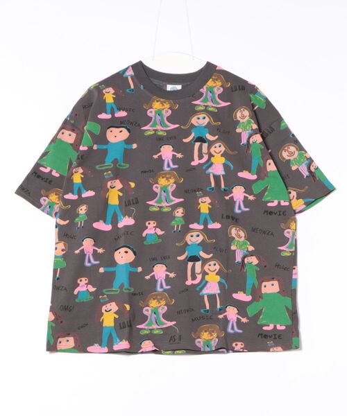 HOOK(フック)の「【HOOK】for girls カラフルポップアートTシャツ (SS)(Tシャツ/カットソー・レディース・ダークグレー/パープル/ベージュ/グリーン/ピンク/ライトグレー/ベージュ系その他/ベージュ系その他2/グレー/グレー系その他/スモークピンク/ブラック/ライトベージュ/ピンク系その他/グレー系その他2・FREE)」の18枚目の写真