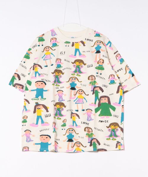 HOOK(フック)の「【HOOK】for girls カラフルポップアートTシャツ (SS)(Tシャツ/カットソー・レディース・ダークグレー/パープル/ベージュ/グリーン/ピンク/ライトグレー/ベージュ系その他/ベージュ系その他2/グレー/グレー系その他/スモークピンク/ブラック/ライトベージュ/ピンク系その他/グレー系その他2・FREE)」の20枚目の写真