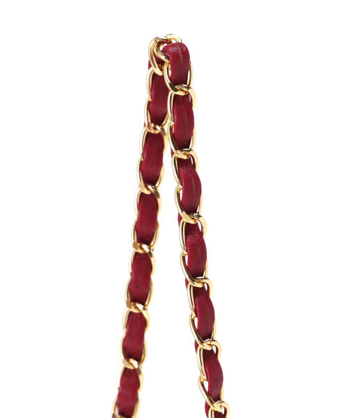 FREE'S MART（フリーズマート）の「◆チェーンミニバッグ（ショルダーバッグ・レディース・ブラック/レッド・ﾌﾘ-）」の8枚目の写真