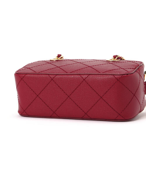 FREE'S MART（フリーズマート）の「◆チェーンミニバッグ（ショルダーバッグ・レディース・ブラック/レッド・ﾌﾘ-）」の13枚目の写真