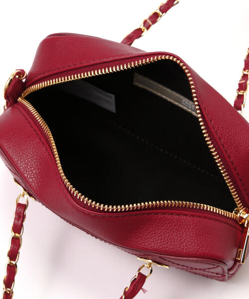 FREE'S MART（フリーズマート）の「◆チェーンミニバッグ（ショルダーバッグ・レディース・ブラック/レッド・ﾌﾘ-）」の15枚目の写真