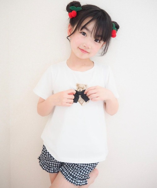Catherine Cottage(キャサリンコテージ)の「デコレーションプリントTシャツ(Tシャツ/カットソー・キッズ・ホワイト系4/ホワイト系1/ホワイト系2/ホワイト系5・100/110/120/130/140/150/160)」の5枚目の写真