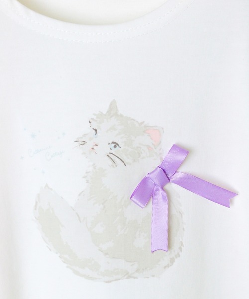 Catherine Cottage(キャサリンコテージ)の「デコレーションプリントTシャツ(Tシャツ/カットソー・キッズ・ホワイト系4/ホワイト系1/ホワイト系2/ホワイト系5・100/110/120/130/140/150/160)」の9枚目の写真