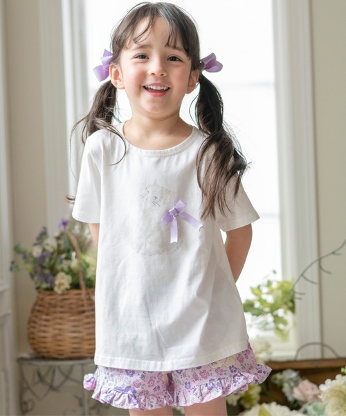 Catherine Cottage(キャサリンコテージ)の「デコレーションプリントTシャツ(Tシャツ/カットソー・キッズ・ホワイト系4/ホワイト系1/ホワイト系2/ホワイト系5・100/110/120/130/140/150/160)」の20枚目の写真