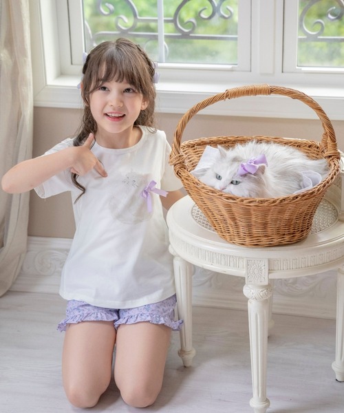 Catherine Cottage(キャサリンコテージ)の「デコレーションプリントTシャツ(Tシャツ/カットソー・キッズ・ホワイト系4/ホワイト系1/ホワイト系2/ホワイト系5・100/110/120/130/140/150/160)」の19枚目の写真