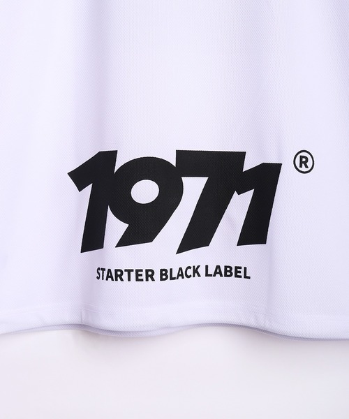 STARTER(スターター)の「STARTER BLACK LABEL メッシュ ビッグロゴ Vネック 半袖T 裾ドローコード(Tシャツ/カットソー・メンズ・ブラック/ホワイト/グレー・M/L)」の13枚目の写真