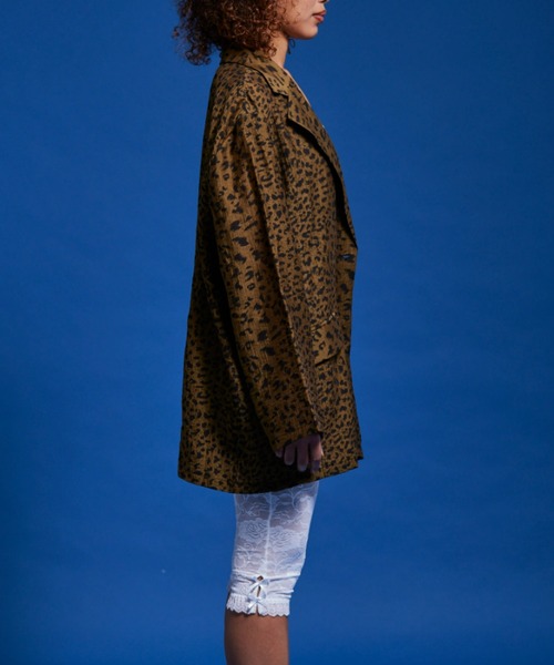 FIG&VIPER（フィグアンドバイパー）の「シアーBIG JK（テーラードジャケット・レディース・ベージュ/ネイビー・FREE）」の16枚目の写真