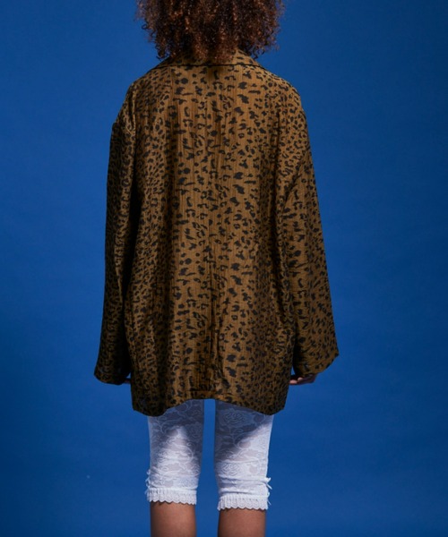 FIG&VIPER（フィグアンドバイパー）の「シアーBIG JK（テーラードジャケット・レディース・ベージュ/ネイビー・FREE）」の15枚目の写真