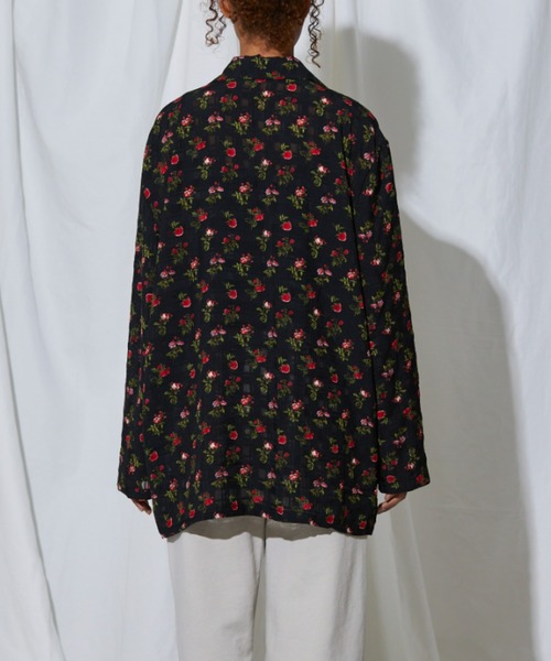 FIG&VIPER（フィグアンドバイパー）の「シアーBIG JK（テーラードジャケット・レディース・ベージュ/ネイビー・FREE）」の13枚目の写真