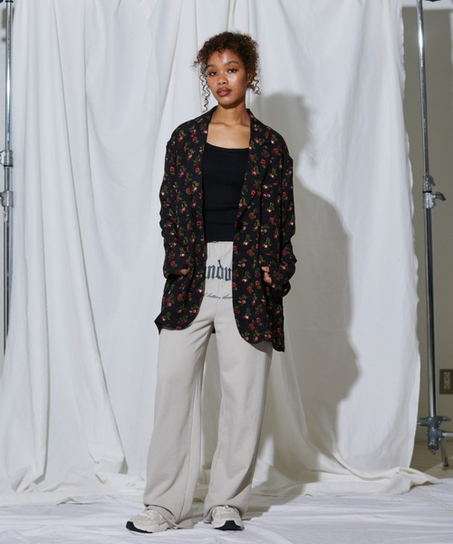 FIG&VIPER（フィグアンドバイパー）の「シアーBIG JK（テーラードジャケット・レディース・ベージュ/ネイビー・FREE）」の10枚目の写真