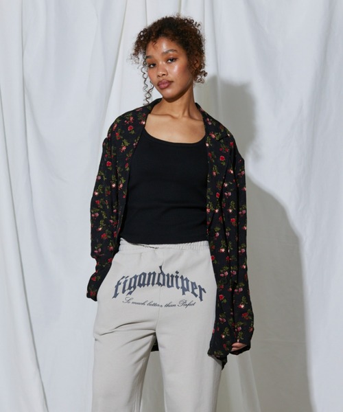 FIG&VIPER（フィグアンドバイパー）の「シアーBIG JK（テーラードジャケット・レディース・ベージュ/ネイビー・FREE）」の9枚目の写真