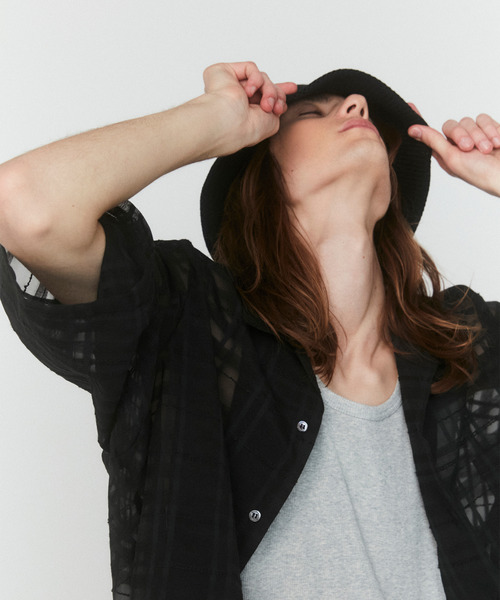 VICTIM（ヴィクティム）の「VICTIM ヴィクティム / VICTIM×CA4LA / BIG THERMO HAT カシラコラボレーションサーモメトロハット / VTM-25-A-005（ハット・メンズ・ホワイト/ブラウン/ブラック・FREE）」の6枚目の写真