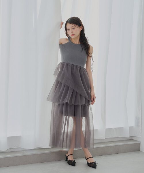 Chico（チコ）の「【SALON by Chico】シアーリボンポインテッドミュール（パンプス・レディース・ブラック/アイボリー・MEDIUM/LARGE/SMALL）」の17枚目の写真