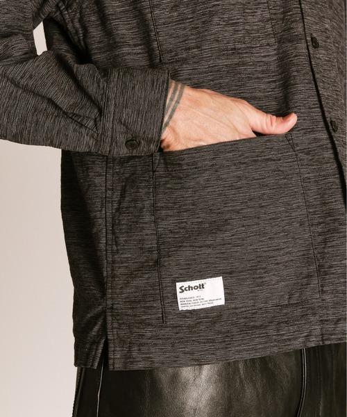 schott（ショット）の「Schott/ショット/GUATEMALA SHIRT/グアテマラシャツ（シャツ/ブラウス・メンズ・ブラック/グリーン・XL/L/M/2XL）」の9枚目の写真