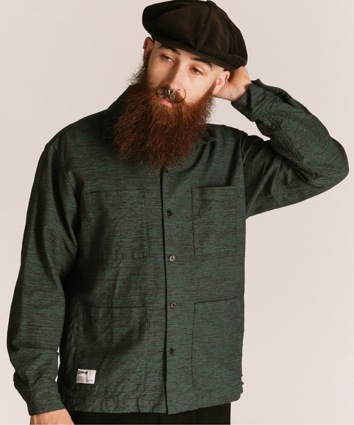 schott（ショット）の「Schott/ショット/GUATEMALA SHIRT/グアテマラシャツ（シャツ/ブラウス・メンズ・ブラック/グリーン・XL/L/M/2XL）」の5枚目の写真