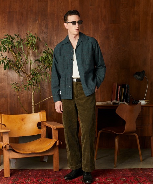 schott（ショット）の「Schott/ショット/GUATEMALA SHIRT/グアテマラシャツ（シャツ/ブラウス・メンズ・ブラック/グリーン・XL/L/M/2XL）」の3枚目の写真