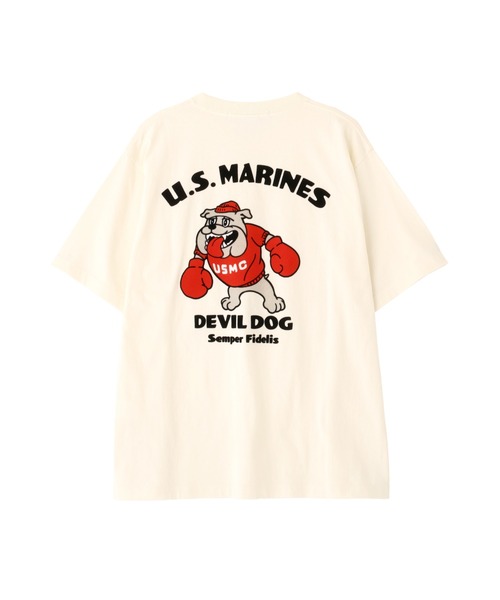 AVIREX アヴィレックス USMC BULLDOG TEE ブルドック半袖Tシャツ USMC BULLDOG T-SHIRT / ブルドック 半袖Tシャツ | AVIREX