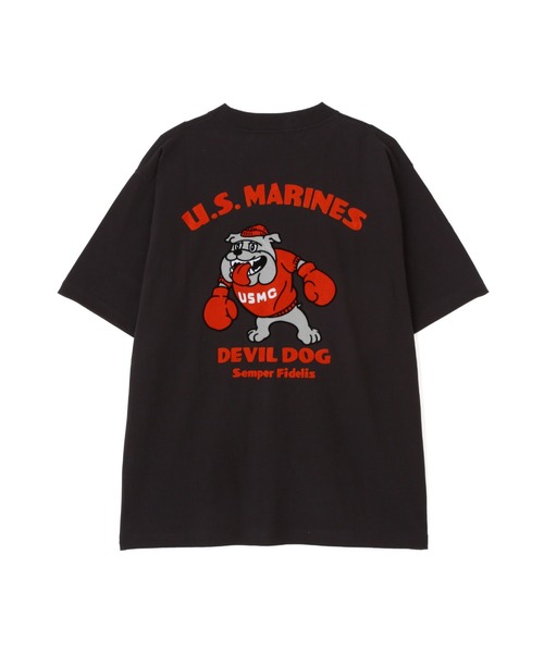 USMC BULLDOG T-SHIRT / ブルドック 半袖Tシャツ / AVIREX