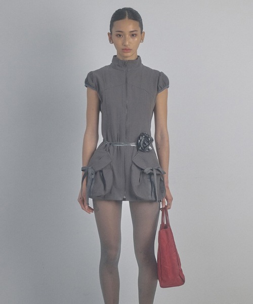 Cargo Zip-Up Dress（ワンピース）｜SCULPTOR（スカルプター）の