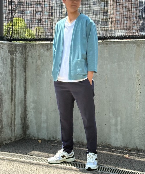 VENCEEXCHANGE（ヴァンスエクスチェンジ）の「8分袖ポケ付きカーディガン（カーディガン/ボレロ・メンズ・グリーン・M/L/LL）」の3枚目の写真