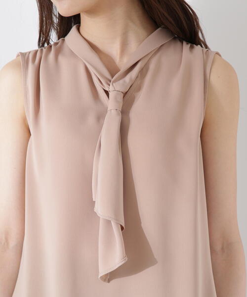 PROPORTION BODY DRESSING(プロポーションボディドレッシング)の「パール付きフリルタイブラウス / 1215210611(シャツ/ブラウス・レディース・ブラウン/ホワイト/ベージュ系その他・MEDIUM/SMALL)」の22枚目の写真