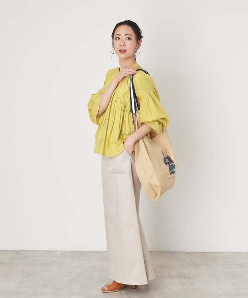 POLO RALPH LAUREN（ポロ ラルフ ローレン）の「【WEB限定】レイントートバッグ ショルダーベルト付き "FLAG BEAR" ポロベア（トートバッグ・レディース・ベージュ/ネイビー/ブラック・FREE）」の11枚目の写真